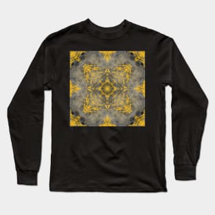 Silver and Gold mandala Long Sleeve T-Shirt